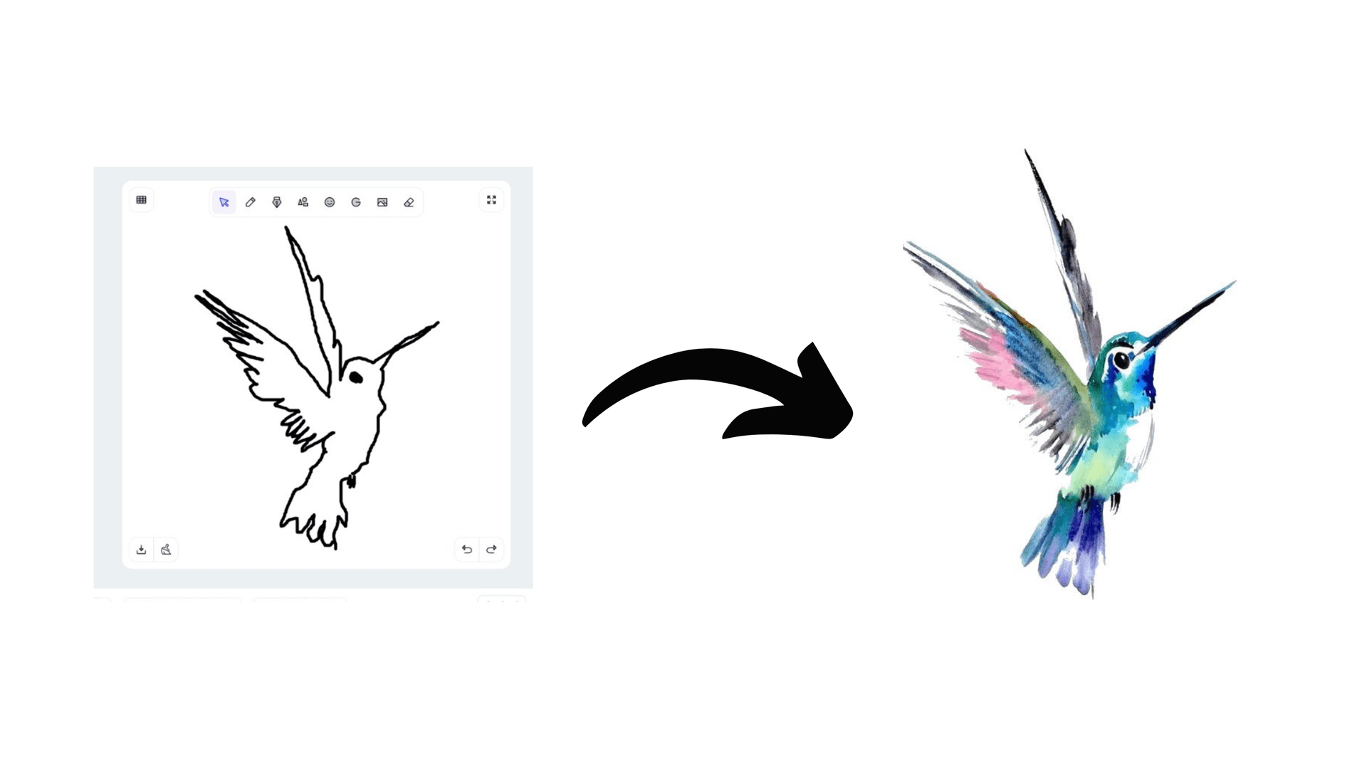 Bird logo with sketch logo ai