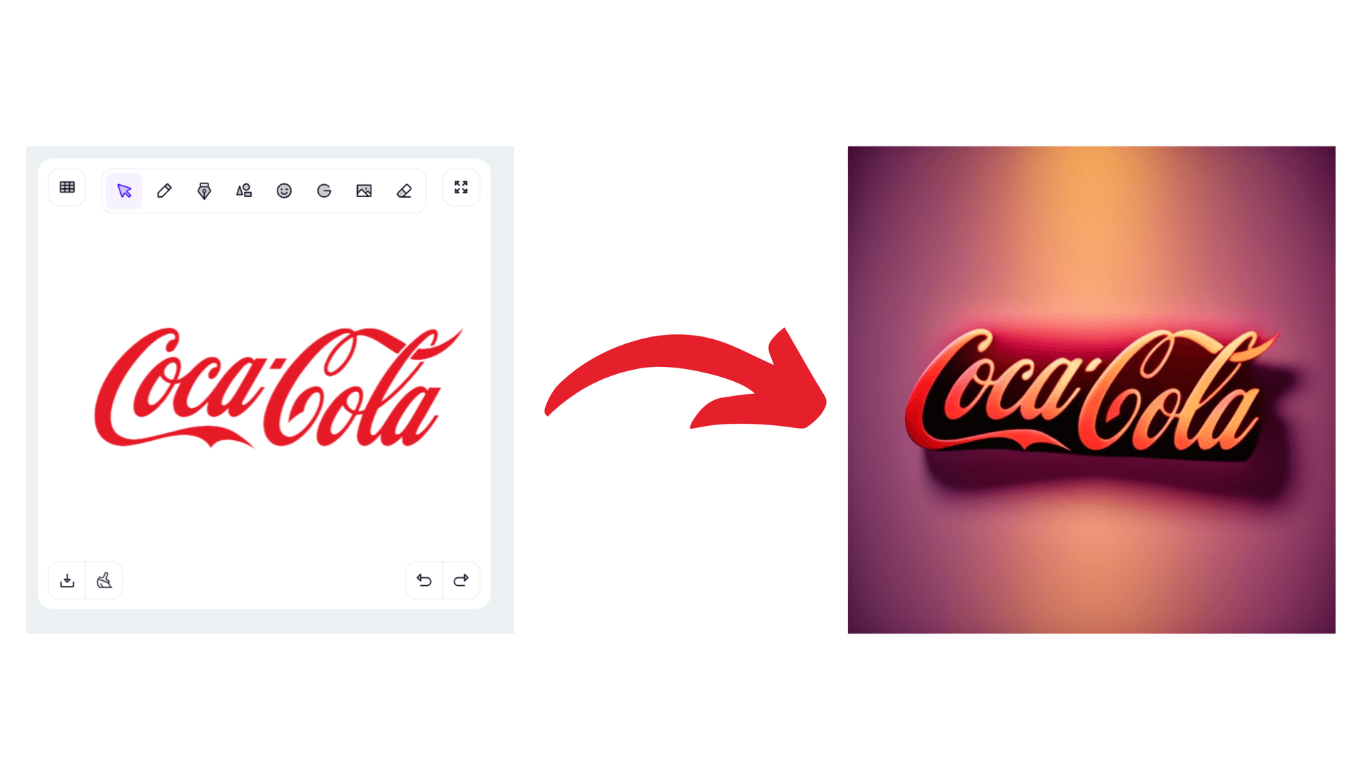 how to convert a logo to 3d with sketch logo ai