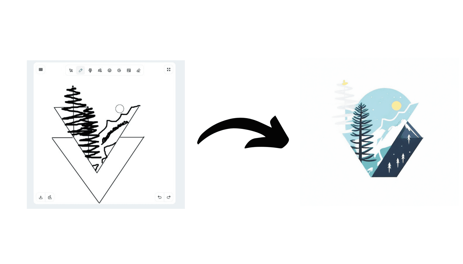 how to design a tattoo with sketch logo ai