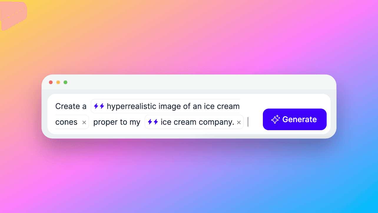 Prompt box UI of Sketch Logo AI