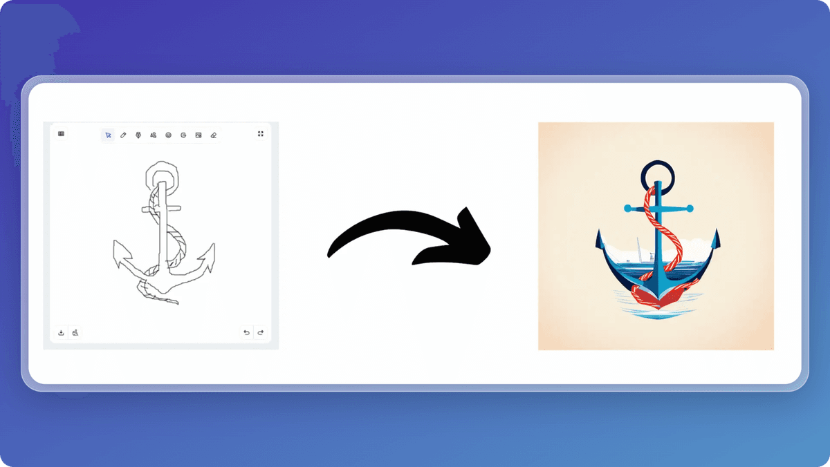 Anchor logo by AI