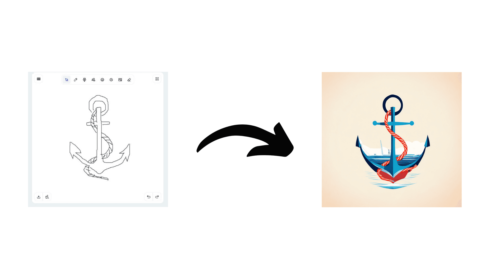 a tattoo of a sailboat