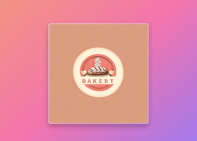 Cute Bakery Logo