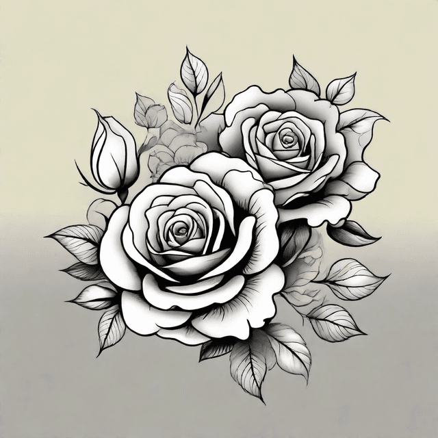 Flourishing Roses Tattoo