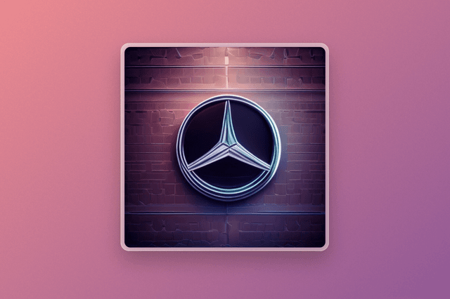 Mercedes 3D Logo