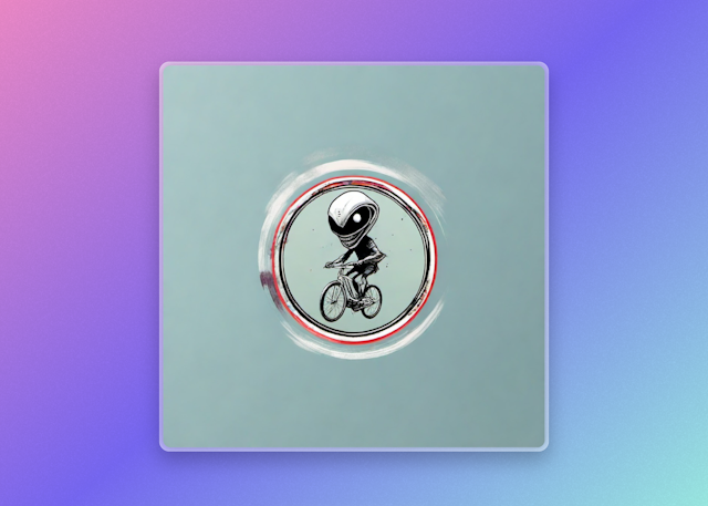 Alien on Bike Logo