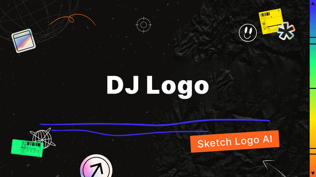 Sketch Logo AI - DJ Logo