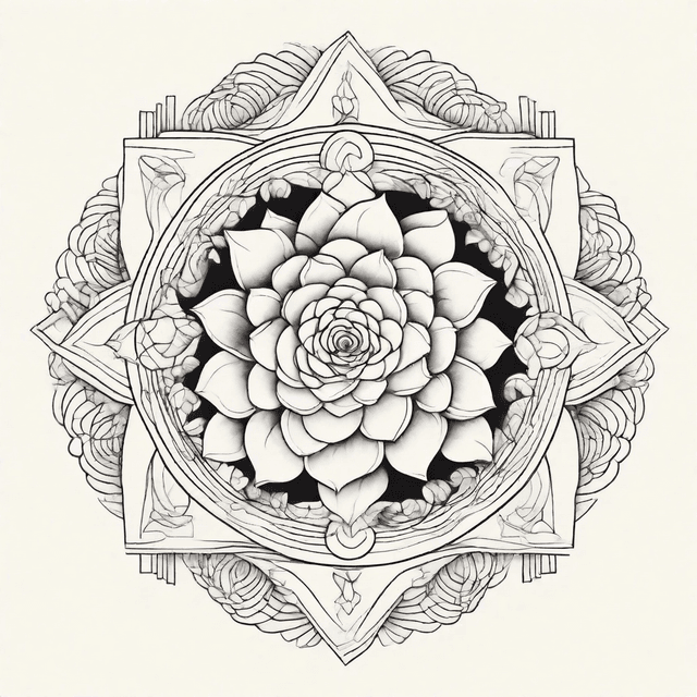 Geometric Mandala Tattoo