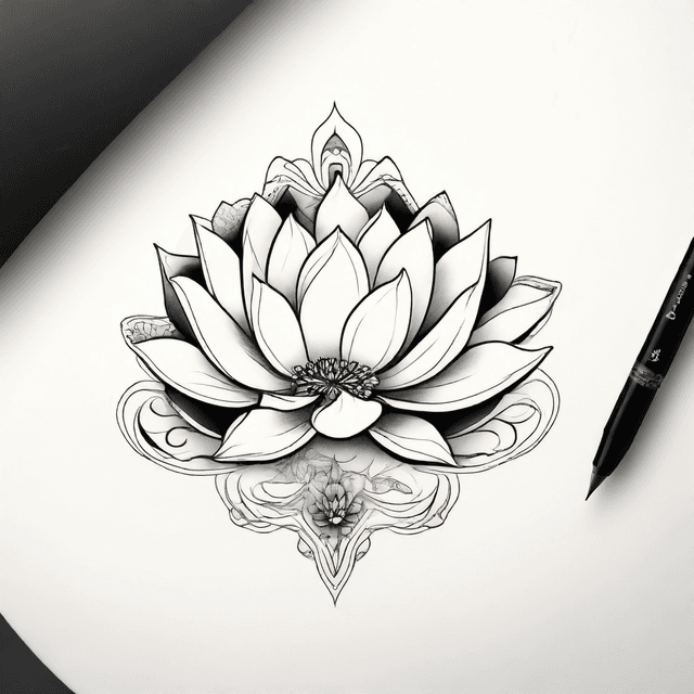 Lotus Flower Tattoo