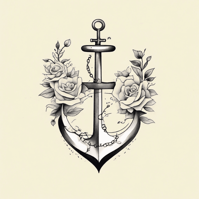 Small Anchor Tattoo