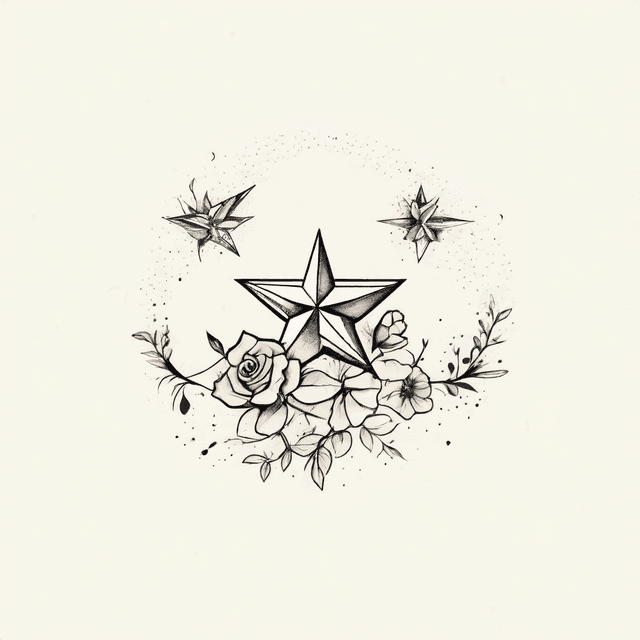 Tiny Star Tattoo