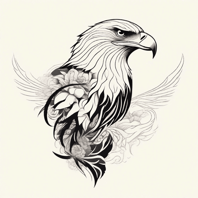 Tribal Eagle Tattoo