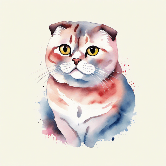 Scottish Fold Cat Tattoo