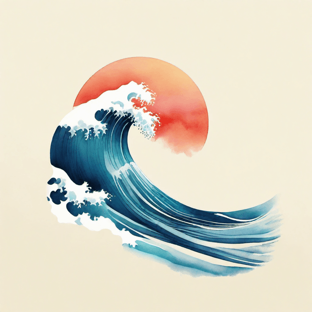 Ocean Wave Tattoo