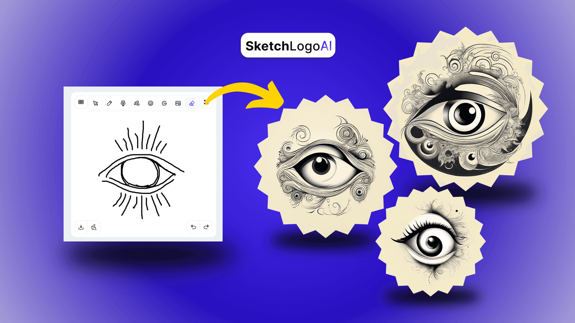 Sketch Logo AI makes designing AI tattoos easy and fun.