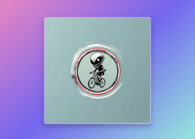 Alien on Bike Logo