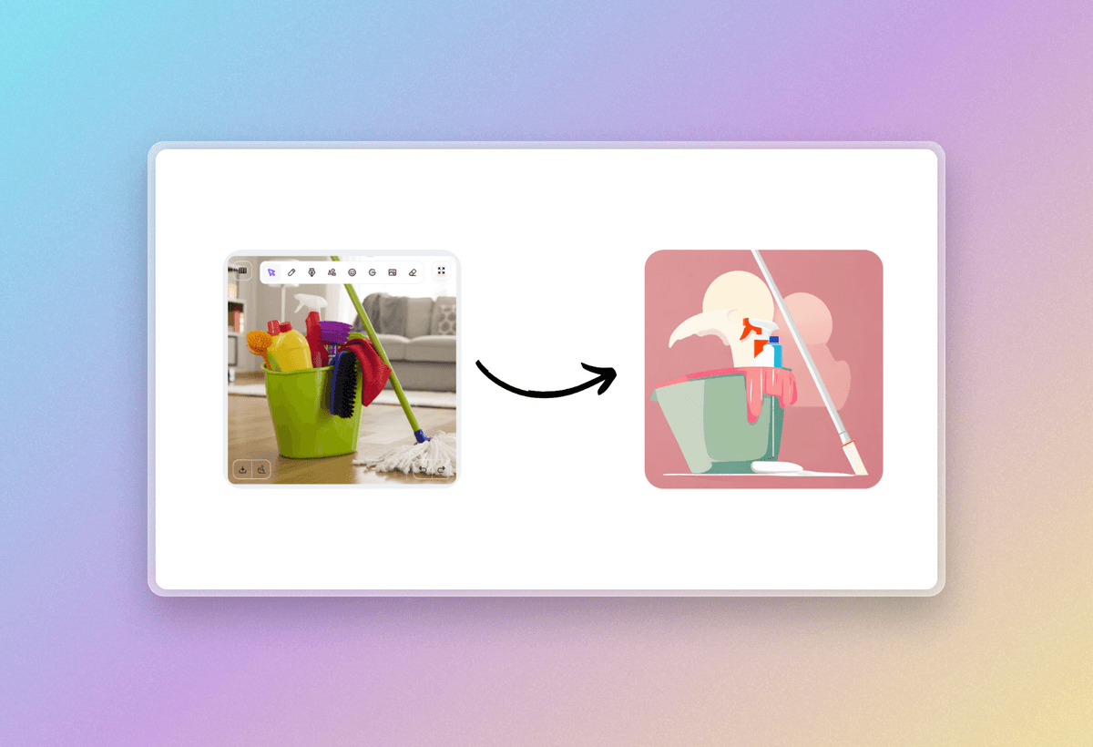 El convertidor de imagen a logotipo con IA, Sketch Logo AI, ejemplo