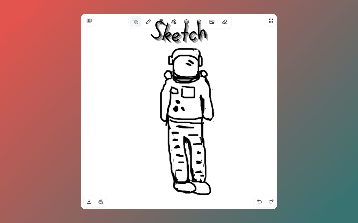 Sketch your design for magical results!