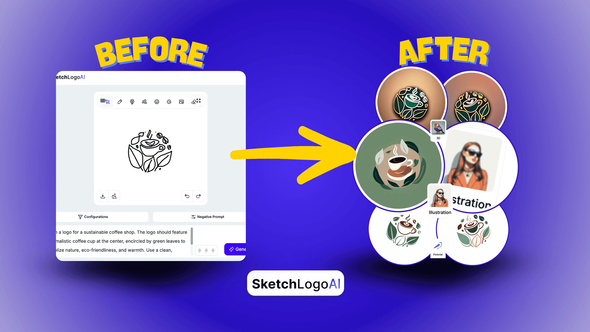 Tools like Sketch Logo AI help businesses create high-quality logos in minutes.