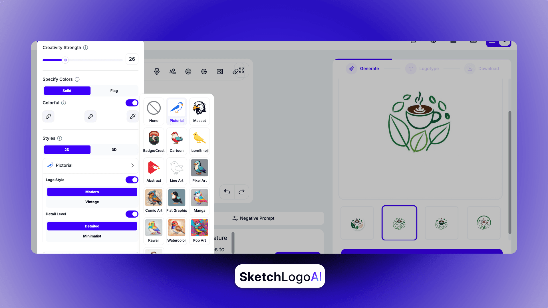 Sketch Logo AI makes branding accessible and affordable for startups and small businesses.
