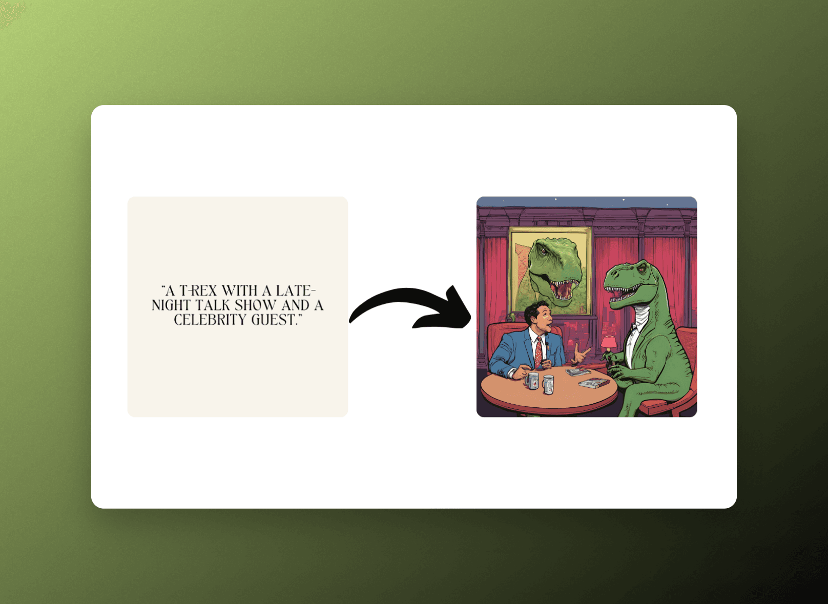 Anyone can create high-quality, entertaining AI art without any prior design experience.